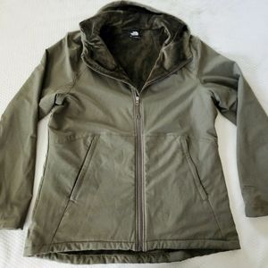 The North Face "Shelbe Raschele" Hooded Jacket - Olive, size XL. Mint condition.